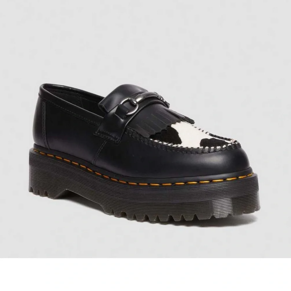Dr Martens Adrian snaffle cow print loafer - Picture 3 of 9